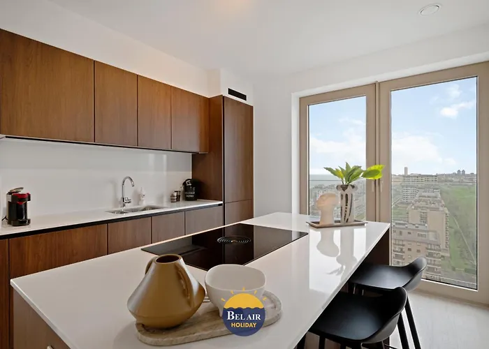 Exclusive Two-bedroom With Panoramic Sea And Views T153 公寓 奥斯滕德